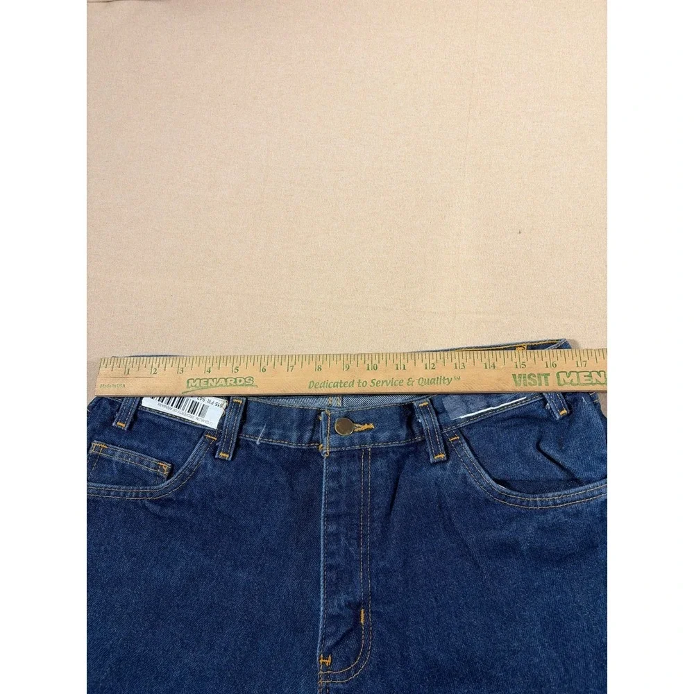 Aramark Westex Indura FR Flame Resistant Jeans Blue Denim 34x30 CAT 2 ATPV 22 #3